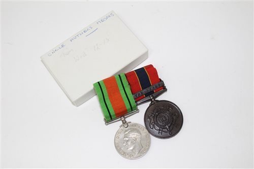 Lot 621 - Second World War Defence Medals together with...