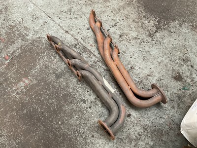 Lot 205 - Pair of TVR exhaust manifolds believed to come from a Pre Cat Griffith.