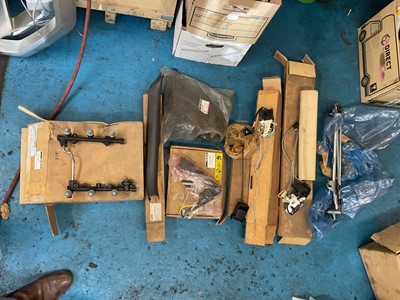 Lot 207 - Group of MG Rover Group new and used parts to include fuel rails, trim and other items.