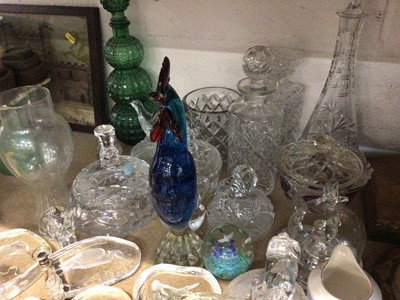 Lot 65 - Group of glassware, set of scales, ceramics, etc