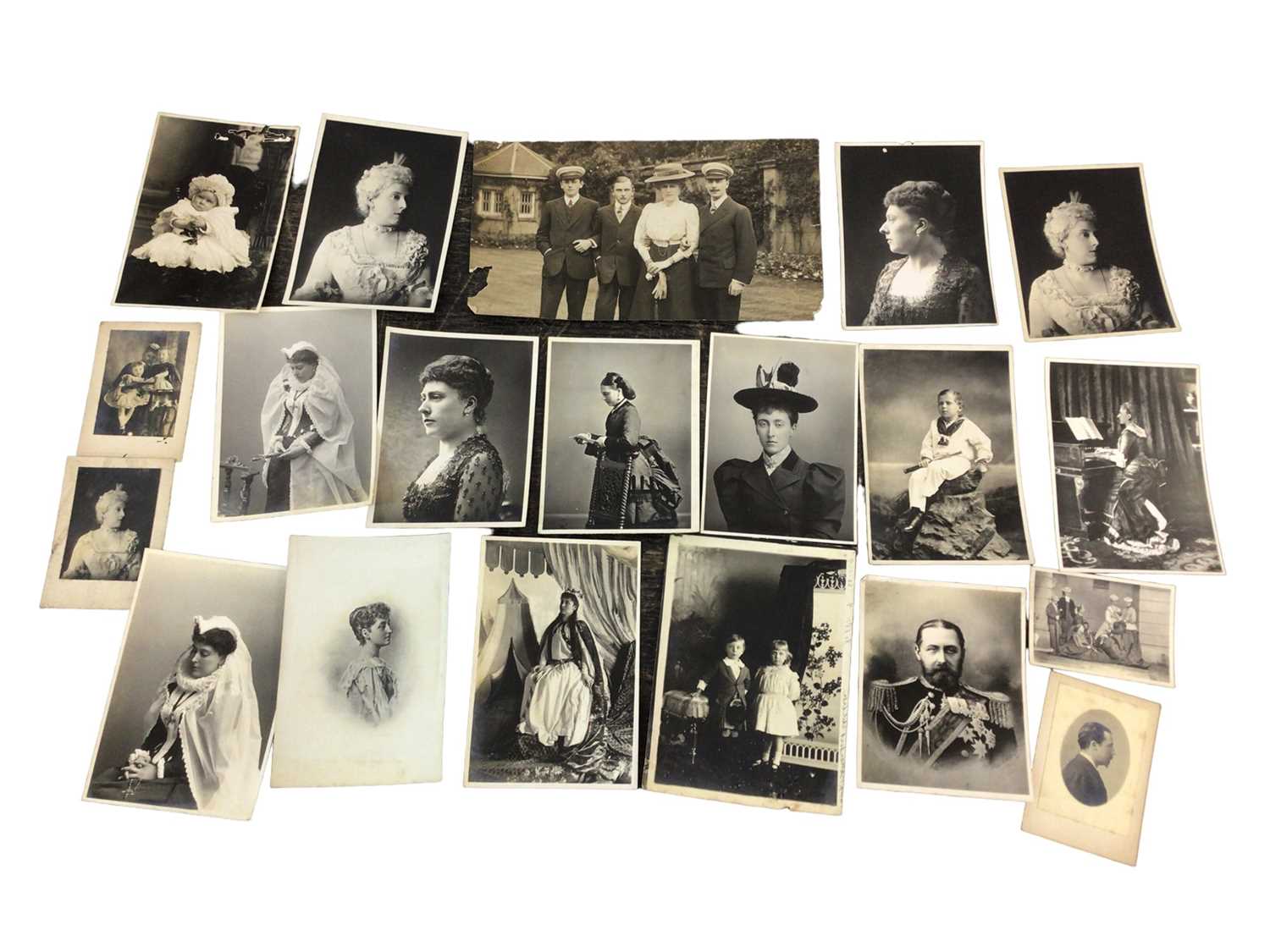 Lot 27 - The family of Queen Victoria, collection of family portrait photographs including Princess Louise Duchess of Argyll, The Duke and Duchess of Albany, Princess Victoria of Schleswig- Holstein, Prince...