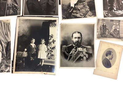 Lot 27 - The family of Queen Victoria, collection of family portrait photographs including Princess Louise Duchess of Argyll, The Duke and Duchess of Albany, Princess Victoria of Schleswig- Holstein, Prince...