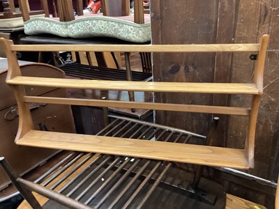 Lot 1290 - Ercol hanging plate rack