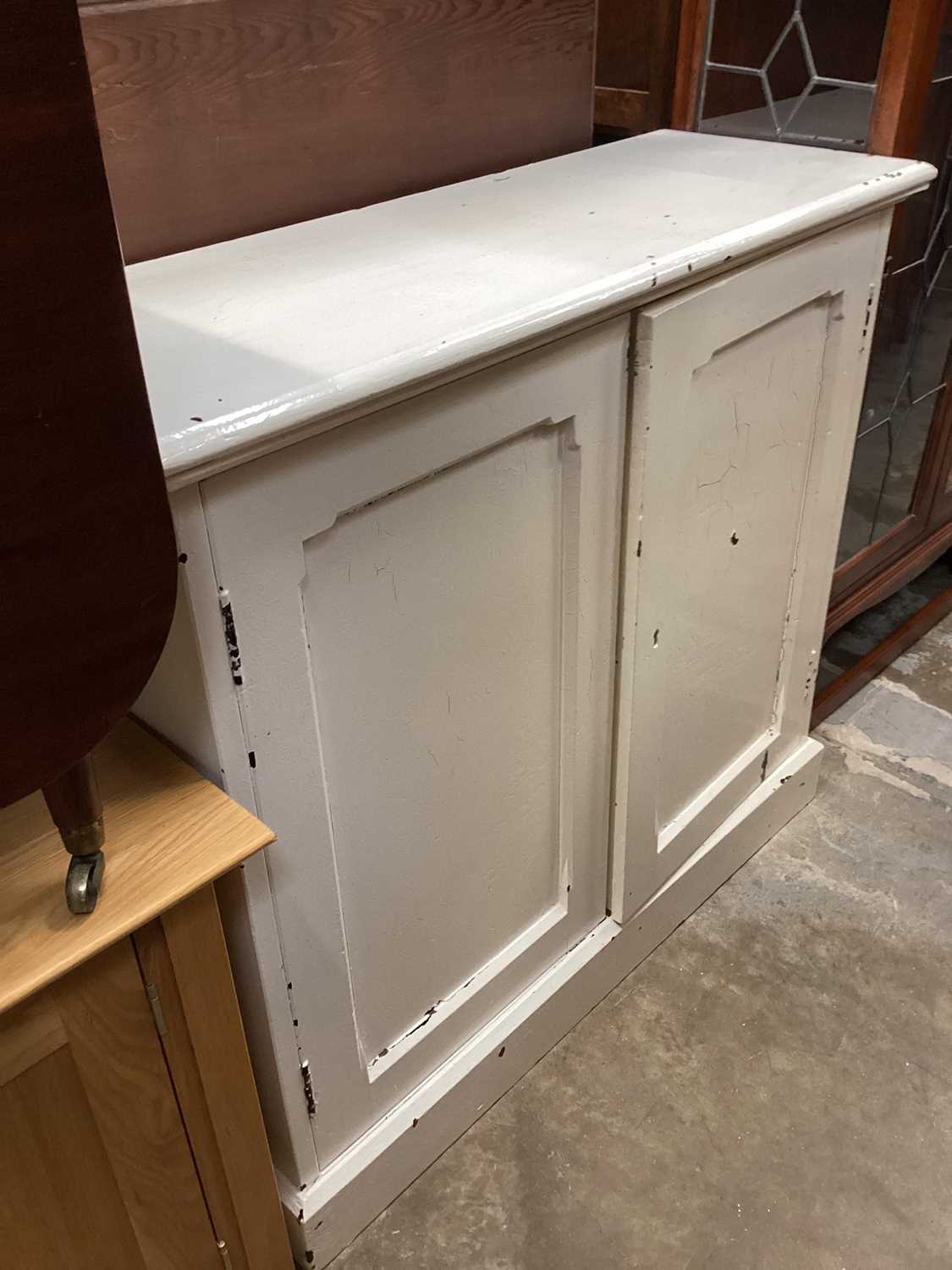 Lot 1297 Victorian painted pine bookcase with