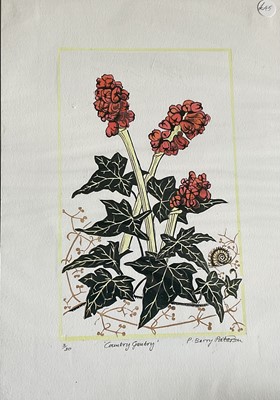 Lot 239 - Penny Berry Paterson (1941-2021) group of six unframed colour linocut prints, the majority unsigned