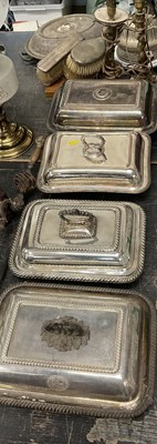 Lot 169 - Group of silver plate, including tureens, and various other items