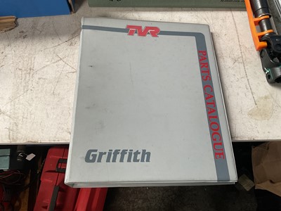 Lot 241 - TVR Griffith parts catalogue in folder.