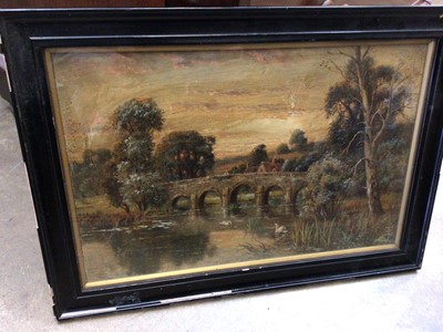 Lot 178 - Group of 19th and 20th century oils and watercolours
