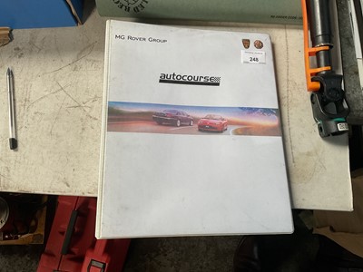 Lot 248 - MG Rover Group autocourse technical bulletins in folder