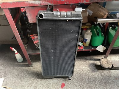 Lot 259 - Car radiator, make and model unknown