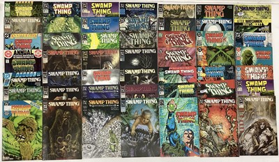 Lot 138 - Box of mostly 1980's and 90's DC Comics, Swamp Thing. Approximately 100 comics