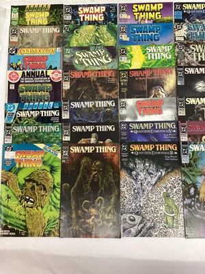 Lot 138 - Box of mostly 1980's and 90's DC Comics, Swamp Thing. Approximately 100 comics