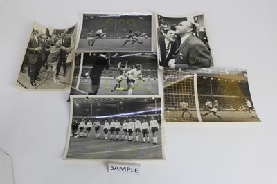 Lot 1570 - Extensive collection of 1966 Football World Cup official press photographs (please contact vendor pre sale with est and grouping)