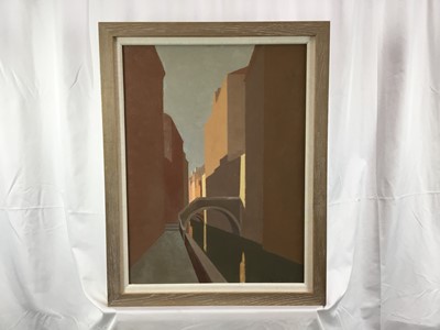 Lot 84 - Claude Dupont-Gomont (b.1927) pair of oils on canvas of French city scenes, including one entitled 'Rue des Chartres', dated 1979 and 1986
