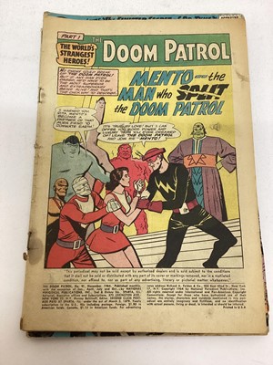 Lot 143 - Collection of 1960's DC Comics, The Doom Patrol #86-121 (Missing #90 #93 #101 #114). Key issues #86 1st appearance of Brother of Evil, #92 1st appearance of Dr Tyme, #99-100 1st appearance and orig...