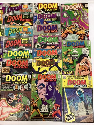 Lot 143 - Collection of 1960's DC Comics, The Doom Patrol #86-121 (Missing #90 #93 #101 #114). Key issues #86 1st appearance of Brother of Evil, #92 1st appearance of Dr Tyme, #99-100 1st appearance and orig...