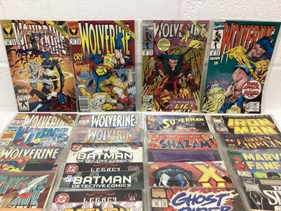 Lot 169 - Collection of Marvel comics Wolverine 1980's and 1990's. A complete run from issues 18 - 30 and others, to include issue 24 and 27, Jim Lee covers and Wolverine battles the Incredible Hulk (1989)....