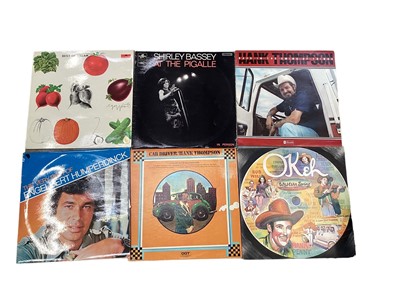 Lot 2232 - Two vintage black cases of LP records including Ernest Tubb, Chet Atkins, Don Gibson, Slim Whitman and a selection of country and Nashville compilations