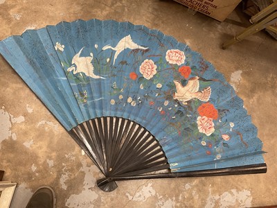 Lot 234 - Large antique Japanese fan