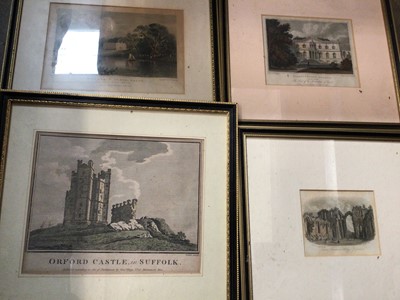 Lot 195 - A group of 19th century framed prints, mostly East Anglian topographical