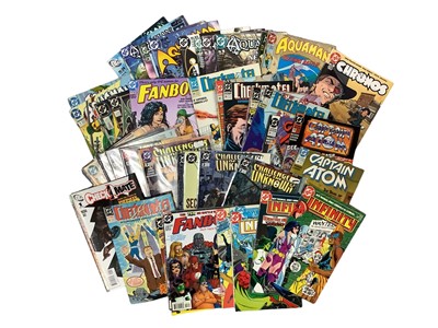 Lot 159 - Large quantity of mostly 1990's DC Comics to include Checkmate, Fanboy, Aquaman, Infinity Inc and others. Approximately 215 comics