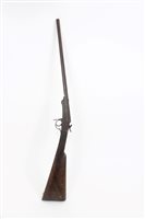 Lot 807 - Victorian rimfire 18 bore rook rifle, by...