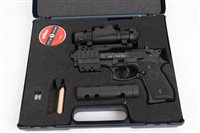 Lot 809 - Umarex Beretta M92 FS .177 air pistol with...