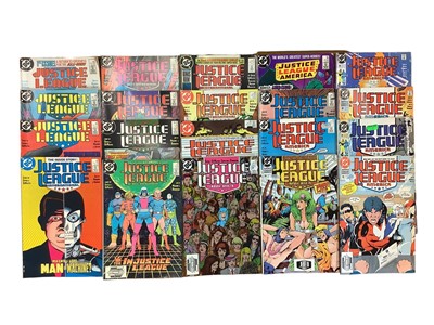 Lot 161 - Quantity of mostly 1980's DC Comics, Justice League. Approximately 70 comics