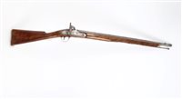 Lot 812 - 19th century Indian percussion military musket...