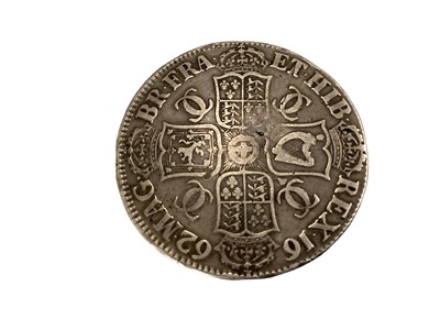 Lot 463 - G.B. - Charles II silver Crown 1662 'Rose Below Bust', edge undated (N.B. Obv: Scratch to bust) otherwise VG/F (1 coin)