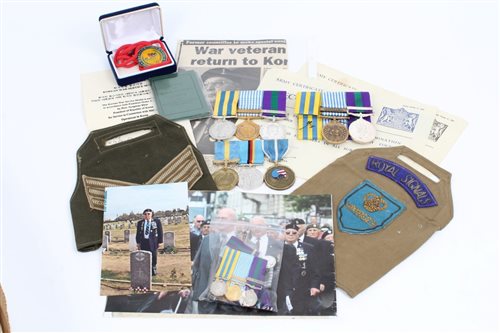 Lot 533 - Korean War and later Medals group - comprising...
