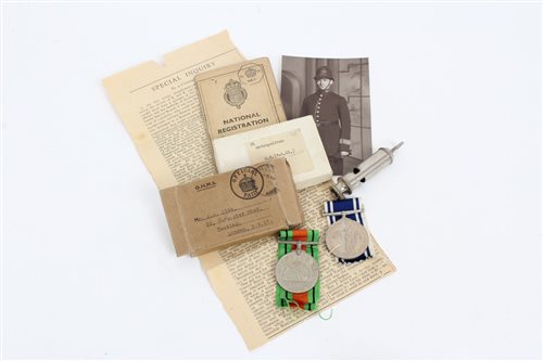 Lot 534 - Second World War Defence Medals in named box...