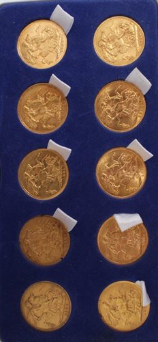 Lot 1 - G.B. gold Sovereigns - Victoria J.H. 1888M. VG,...