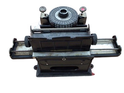 Lot 1873 - German tinplate typewriter