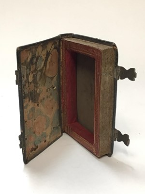 Lot 2421 - Miniature box in the form of an antique book