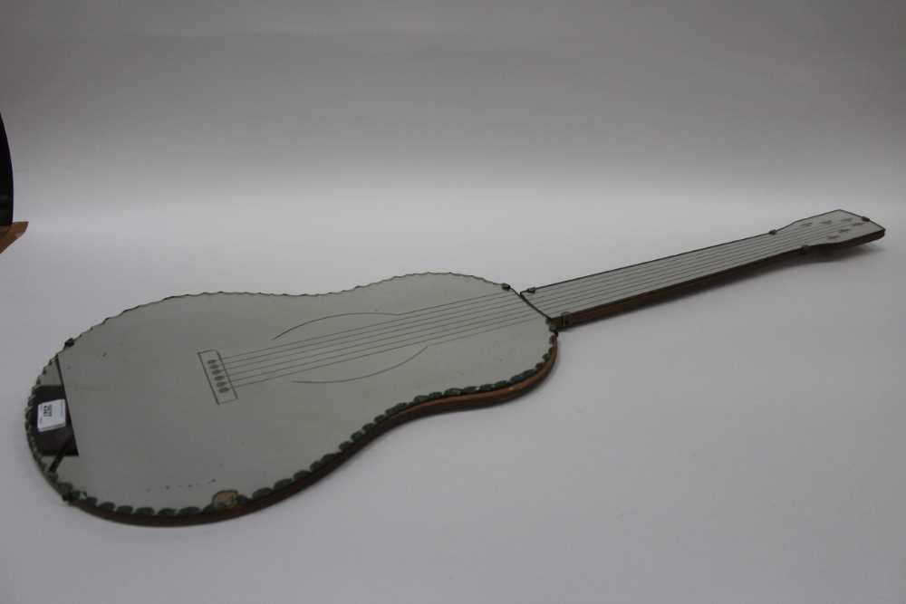 Lot 2527 - Guitar mirror