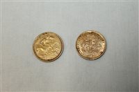 Lot 4 - G.B. gold Half Sovereigns - Victoria Y.H. 1883....