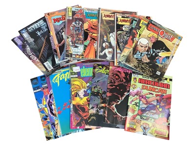 Lot 124 - Two boxes of comics to include Dark Horse comics, Comico, Image Comics and others