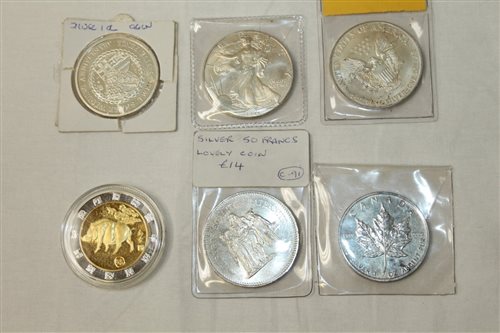 Lot 11 - World - mixed Silverer Crowns - to include...