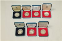 Lot 12 - World - mixed Silverer Proof Crowns - to...