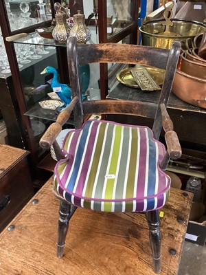 Lot 1461 - Children's bar back elbow chair