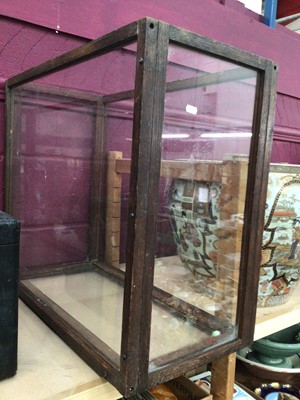 Lot 780 - Glazed display cabinet top cover