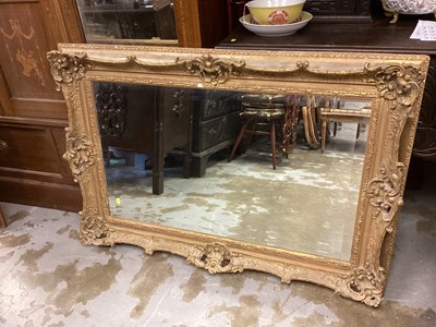 Lot 1474 - Good quality bevelled wall mirror in ornate gilt frame