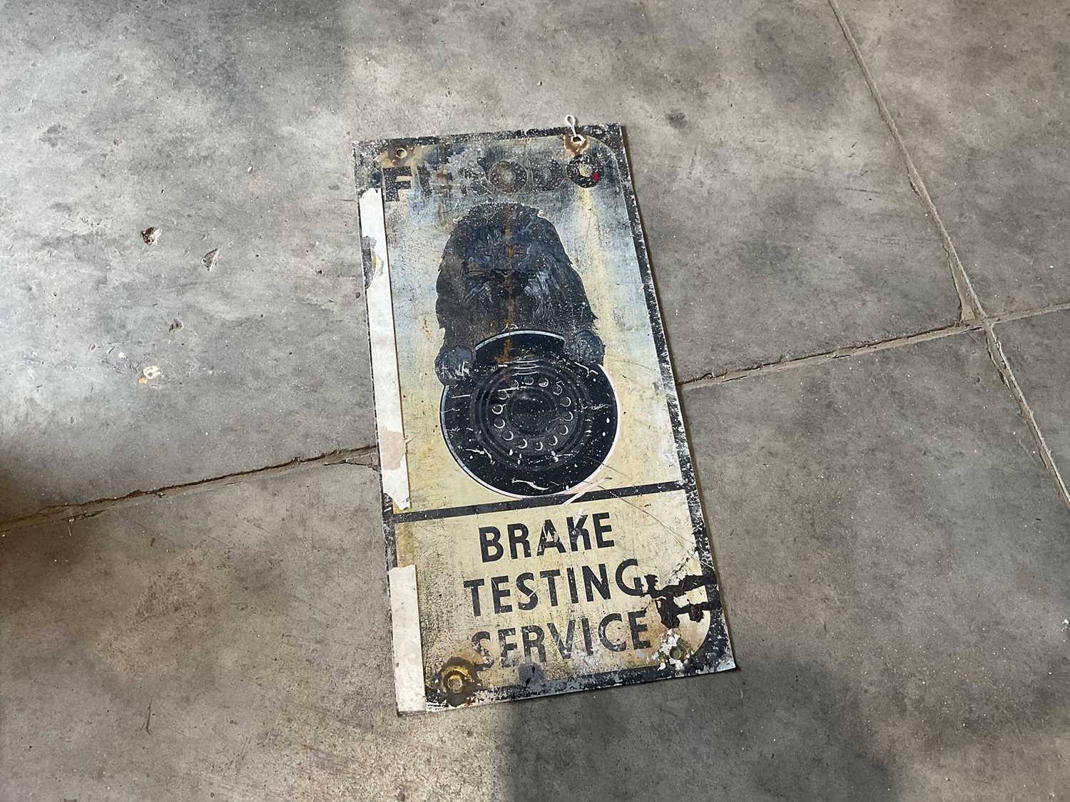 Lot 107 - Vintage Ferodo Brake Testing Service double