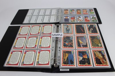 Lot 1449 - Stamps three albums of trade and collectors' cards including Dr Who, The Beatles Yellow Submarine, Strangers in Paradise, Marilyn Monroe, Captain Scarlet and others