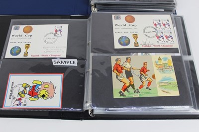 Lot 1450 - Stamps selection of football covers including signed Bobby Moore, George Best, Tom Finney, Stanley Matthews, Ryan Giggs. Nobby Stiles, Bobby Charlton, Gordon Banks, Jimmy Greaves and others plus va...