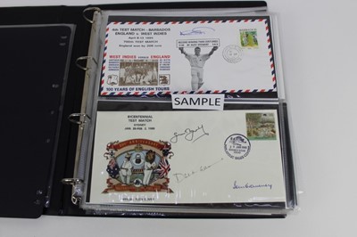 Lot 1451 - Stamps selection of signed and unsigned covers various sports including cricket, Rugby, Formula 1, Olympics etc. signatures including Tom Graveney, Geoffrey Boycott, Andrew Strauss, James Hunt etc....