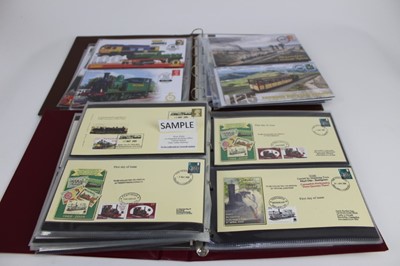 Lot 1452 - Stamps selection of railway related covers, stamps, booklets, special handstamps, postcards, carriage labels etc. (Qty)