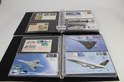 Lot 1453 - Stamps Concorde relates covers, first flight signed by crew, metallic cover, special handstamps etc. (Qty)