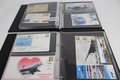 Lot 1453 - Stamps Concorde relates covers, first flight signed by crew, metallic cover, special handstamps etc. (Qty)